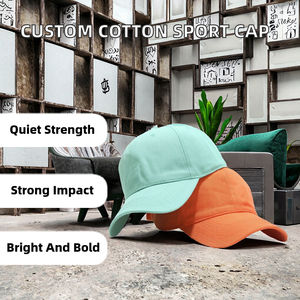 Casquette de baseball unisexe à 6 panneaux en polyester/coton, personnalisable avec broderie d'image, pour adultes, toutes saisons, vente en gros d'usine - Product Image 2