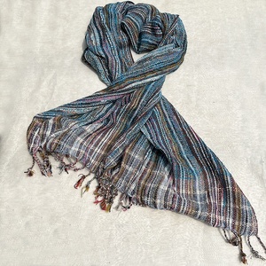 Elegant Women's Cotton <b>Scarf</b> with Printed Technique Soft <b>Wraps</b> in Beautiful Colours - Product Image 2