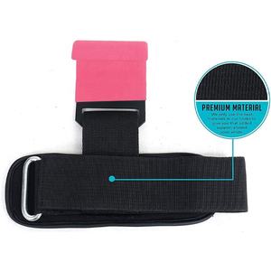 Logotipo personalizado, barra de levantamiento de gimnasio de alta resistencia, ganchos de barra de agarre, pinzas, correas de levantamiento de pesas, entrenamiento de gimnasio, gancho extraíble, soporte de muñeca - Product Image 3