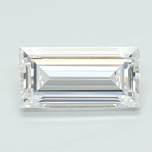 Diamant de laboratoire cultivé de 1,00 carat, taille baguette, couleur D, pureté FL, certifié IGI, pour la fabrication de bijoux - Product Image 2