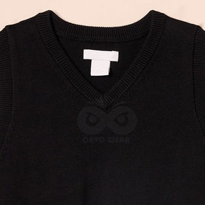 Classic Knitted Vest <b>Men</b> V <b>Neck</b> Sleeveless <b>Sweater</b> Casual Daily Wear Fashion Knitwear Bulk Supplier - Product Image 3