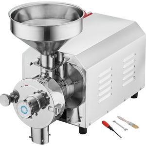 Macinatore Elettrico Commerciale 2200W in Acciaio Inox, Capacità 50 KG/H, Mulino per Mais, Soia e Spezie per Uso Industriale - Product Image 1