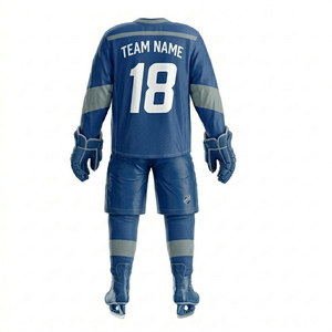 Uniformes de Hockey sobre Hielo Personalizados para Adultos, Venta al por Mayor, Ropa de Equipo con Logotipo Personalizado, Tejido Transpirable de Secado Rápido, Proveedor OEM - Product Image 3