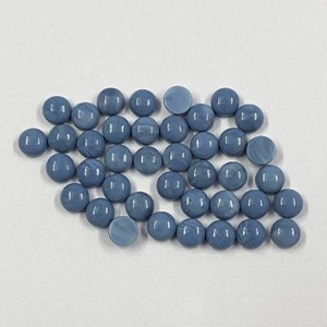 Opale bleue naturelle, pierre précieuse en vrac, motif dendritique, taille brillante, pierre à dos plat polie, pierres précieuses rares, provenance Rajasthan, pour la personnalisation - Product Image 5
