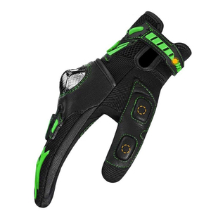 Guantes de Motocicleta con Logotipo Personalizado de Marca Privada, Buen Material, Guantes de Motocicleta para Hombre con Logotipo Personalizado, Nuevo Diseño, Hechos en Pakistán con Malla - Product Image 4