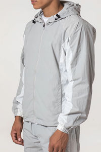 Ensemble de survêtement coupe-vent décontracté deux pièces en nylon et polyester pour homme – Personnalisation à prix abordable - Product Image 6