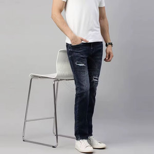 Pantalons pour hommes sur mesure, design respirant et écologique, design unique, jeans lavés très vendus en gros - Product Image 6