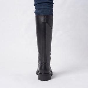 Botas de Cuero para Hombre con Cierre Lateral, Calzado Impermeable de Cuero hasta la Rodilla, Botas de Moda de Cuero hasta la Rodilla para Hombre - Product Image 3