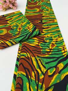 Tissu en coton 100% de haute qualité, imprimé africain nigérian et Ankara, motifs vibrants pour vêtements de mode, Afrique du Sud - Product Image 6