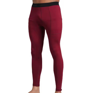 Men <b>Compression</b> <b>Leggings</b> Stretch Fit Performance Training Running Gym Wear Quick Dry Athletic Yoga Pants OEM Custom Sportswear - Product Image 3