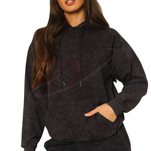 Sweat à capuche pour femme de qualité supérieure, respirant, pour l'extérieur, décontracté, épais, à manches longues, service OEM - Product Image 1