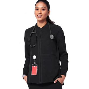 Uniformes Médicos Unisex, Chaqueta de Enfermería Cómoda con Cierre, Uniformes de Enfermera para Mujer, Uniformes de Hospital para Verano - Product Image 5