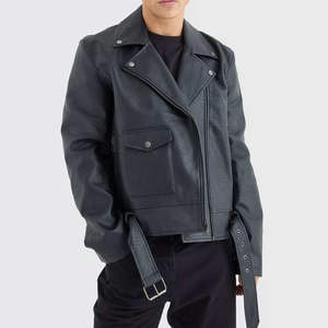 Winter <b>Jacket</b> 2026 Top Selling Product Leather Top <b>Jacket</b> Best Winter <b>Men's</b> Slim PU Leather <b>Jackets</b> Customized Design - Product Image 2