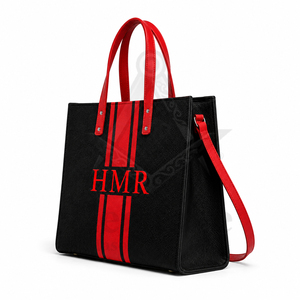Sac promotionnel rayé noir et rouge pour vêtements maçonniques, tenues grecques, insignes de sororité et vêtements de la franc-maçonnerie pour adultes - Product Image 2