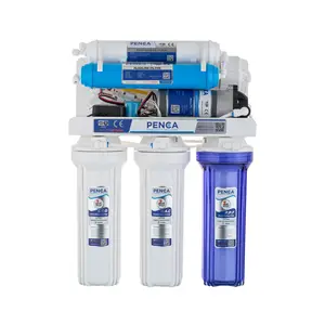 Sistema de agua RO de alta calidad 75gpd 600gpd 6 etapas ósmosis alcalina Inversa Undersink RO máquina purificadora de filtro de agua