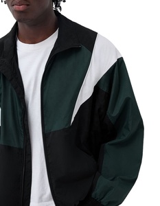 All Custom Made Men Breathable Windbreaker Jacket Plus Size Color <b>Block</b> Lightweight Anorak Jacket Custom Brand Fabrics - Product Image 5