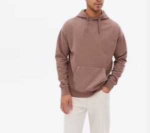 Sudadera con capucha 100% algodón al por mayor, transpirable/antibacteriana para hombre - Product Image 1