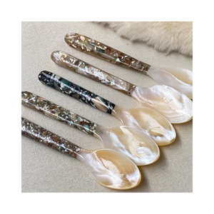 Premium Mother Of Pearl Spoon Natural <b>Shell</b> Spoon Tasting Spoon Caviar Roe Spoon Vietnam Supplier - Product Image 3