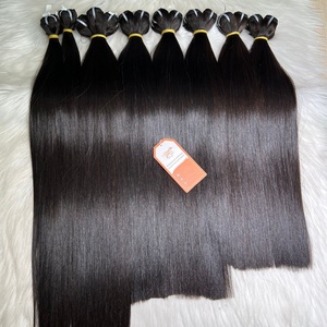 Paquetes de cabello Remy vietnamita recto natural sin procesar cutícula alineada precio al por mayor de fábrica cabello humano crudo - Product Image 2