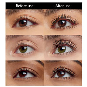 Mascara à base d'eau et d'huile, 2 types, allongeant, volumisant, imperméable, anti-bavures, longue tenue, noir, mascara pour cils, cosmétique - Product Image 4