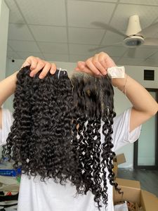 Machine d'extensions de cheveux vierges de trame ondulée toute longueur tendance chaude Double trame blanchie Double extrémités étirées prix de détail en gros - Product Image 3