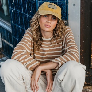 หมวกเบสบอลทรงวินเทจแบบมีโครง 6 แผงปักโลโก้สองสี รุ่นใหม่ล่าสุด ผ้าฝ้าย 100% เหมาะสำหรับกอล์ฟ - Product Image 5