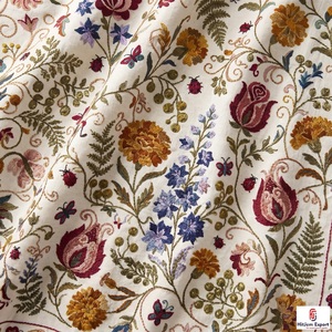 Fabricant de textiles sur mesure OEM ODM pour vêtements de mode et textiles d'ameublement, spécialisé dans la broderie au point de chaînette de qualité supérieure - Product Image 2