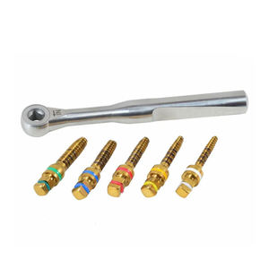 Kit d'expansion osseuse Bone Bridge Instruments, 5 vis, clé à cliquet manuelle offerte, acier inoxydable, 4,0 mm - Product Image 6