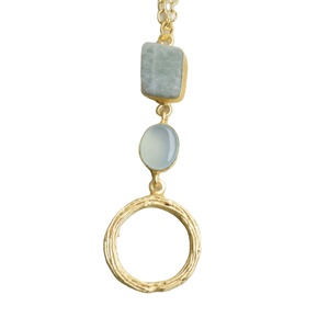 Juego de Colgantes Boho Chapados en Rodio, Joyería de Moda Unisex Hecha a Mano, Venta al por Mayor, Exportación a Granel - Product Image 1