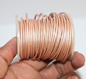 100% หนังแท้สายหนังแท้ยาว100เมตรเชือกสตริงยาวสำหรับทำเครื่องประดับ DIY ทำเครื่องประดับงานฝีมือเข็มขัดสำเร็จรูปเฟอร์นิเจอร์ - Product Image 4