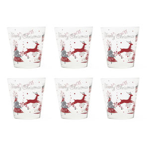 Set di 6 Bicchieri Excelsa Merry Christmas da 25 Cl Multicolore - Product Image 2