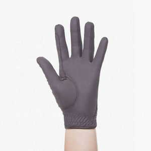 Gants d'équitation légers pour hommes et femmes, paume antidérapante, cuir synthétique gaufré, fabricant de gants d'équitation - Product Image 2