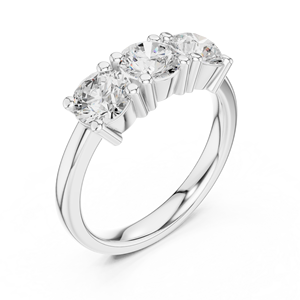 Beachy แหวนเพชรโมอิส10K เครื่องประดับงานแต่งงานอินเดีย - Product Image 4