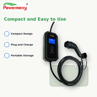 Chargeur EV portable 7 kW 32 A Type 2 monophasé 230 Vca 50 Hz IP67 avec câble de 5 m pour applications de charge domestique et de garage en Europe