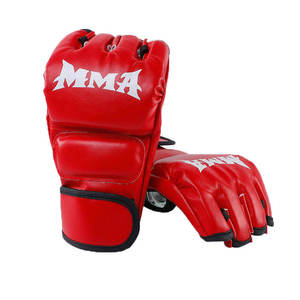 นวมซ้อม MMA แบบปรับได้ |   ถุงมือฝึกซ้อมน้ำหนักเบา สีแดง สีดำ สำหรับทุกเพศ |   โลโก้แบบกำหนดเอง |   ODM OEM ขายส่ง - Product Image 3