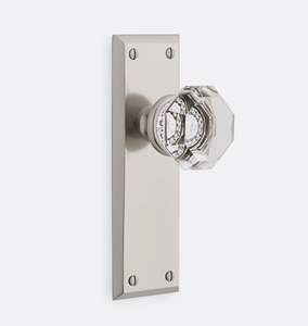 Manija de tirador ovalada de doble puerta de latón y acero inoxidable de moda para muebles del hogar, personalizable con puerta de paso y privacidad - Product Image 3