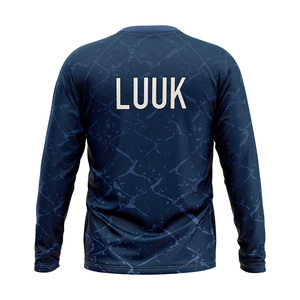 Camiseta Deportiva de Compresión Personalizada para Hombre, Manga Larga, Transpirable, Elástica, para Entrenamiento de MMA, Gimnasio, Fitness, OEM, ODM - Product Image 5
