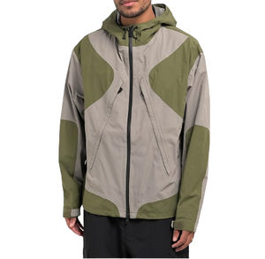 Casual Wear Hot Sales Custom Men's Outdoor Hooded Waterproof <b>Windbreaker</b> Jackets for Hiking Breathable Sportswear for <b>Camping</b> - Product Image 1