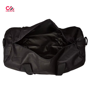 Premium Quality Custom Black Duffel Bag with Zipper Closure Handmade Hair Hide Travel Weekender for <b>Men</b> Women - Product Image 6