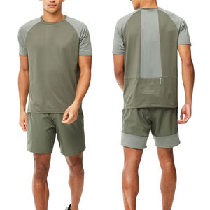 Ensemble de vêtements d'été pour homme, t-shirt léger de haute qualité personnalisé, ensemble de 2 pièces, t-shirt et short - Product Image 1