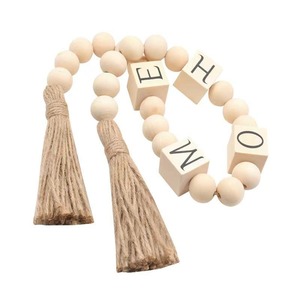 Offre Spéciale : Guirlandes Décoratives en Bois avec Perles Artisanales pour Fêtes et Décorations Saisonnières – Disponibles à la Vente - Product Image 6