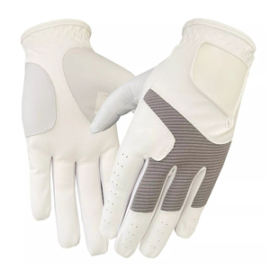 High Performance White Mesh Golf <b>Glove</b> Right Hand Breathable Secure Snap Closure Unisex Training Sports - Product Image 2