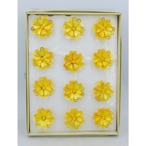 Vente en gros de bagues F Bague de caractère personnalisée de Dubaï Bagues de mode plaquées or mignonnes Bijoux personnalisés pour les filles présentes - Product Image 6