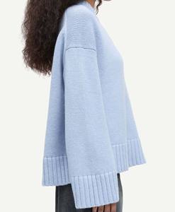 Pull en maille essentiel pour femme - Pull décontracté uni pour l'hiver - Haut respirant en fil doux et durable pour femme, idéal pour l'automne - Product Image 4