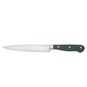 Cuchillo de Cocina Multiusos con Mango Remachado Verde Oscuro y Hoja de Acero Inoxidable para Cortar Carne y Verduras - Product Image 2