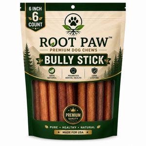 Root Paw es nuestro producto estrella: Palitos de res natural secados al aire, hechos a mano, ricos en proteínas, sin cereales, para el cuidado dental. - Product Image 1