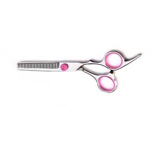 Ciseaux de coiffure professionnels en acier inoxydable noir et or à long manche, pour coupe et effilage, ensemble de coiffure pour barbier et salon, offre spéciale - Product Image 3