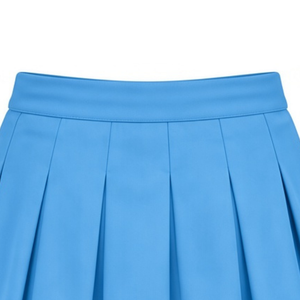 Jupe plissée bleu clair sublimée pour cheerleading, bas de tenue de sport d'équipe, vêtements d'entraînement athlétique, compétition - Product Image 4
