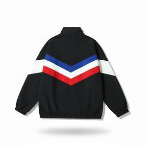 Veste imperméable noire à manches longues et coupe ajustée pour homme, tissu personnalisé, plusieurs couleurs, entièrement sublimée, pour l'hiver - Product Image 2