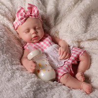 Poupée Bébé Reborn Réaliste Babeside 16'' en Silicone Corps Entier 100% Silicone, Jouet Mannequin Mode Nouveau-né/Tout-petit, Jouet DIY, Jouet Doux